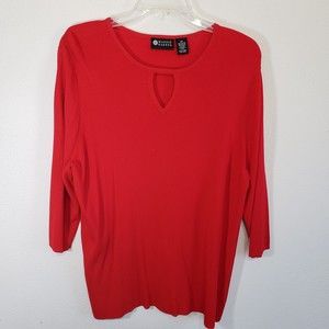 Maggie Barnes Knit Blouse; Size OX (14 - 16)